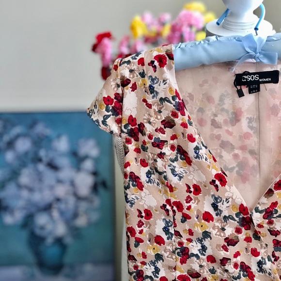 British ASOS floral romper - Picture 2 of 5